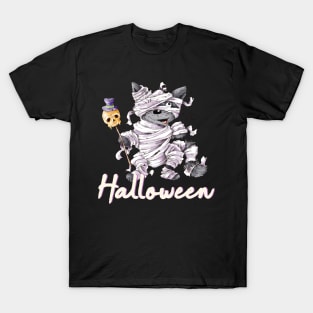 Halloween Funny Cat T-Shirt